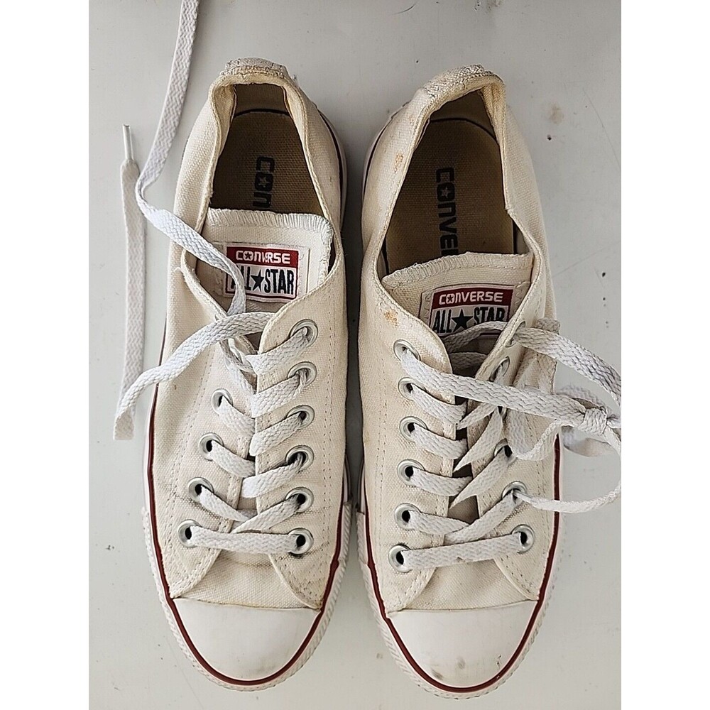 Converse Chuck Taylor All Star White Low Top Sneaker in Women's Size 7 Mens Sz 5
